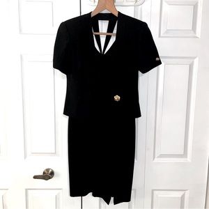 Elegant Black Strapless Dress